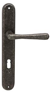 Dveřní kování COBRA ELEGANT (R), klika-klika, WC klíč, COBRA R (rustik), 90 mm