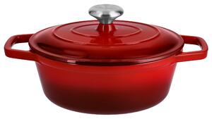 Silvercrest® Litinový hrnec Premium, Ø 25 cm (červená) (100409461003)