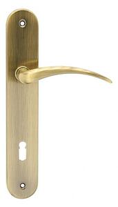 Dveřní kování COBRA MILENA (OFS), klika-klika, Otvor pro obyčejný klíč BB, COBRA OFS (bronz česaný), 72 mm