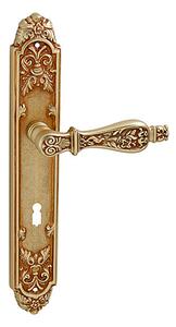 Dveřní kování MP Siracusa (FG), klika-klika, Otvor pro obyčejný klíč BB, MP FG (francouzská zlatá), 72 mm