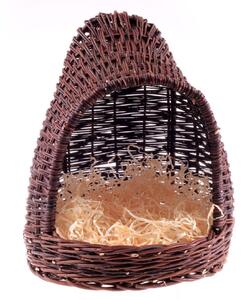 Proutěná kukaň pro slepice Ketrec průměr 33(cm) x v.40(cm)