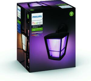 PHILIPS HUE Hue LED White and Color Ambiance Venkovní nástěnné svítidlo Philips Econic 17440/30/P7 černé 2200K-6500K RGB