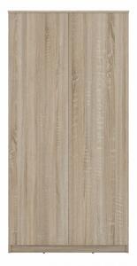 Dvoudveřová šatní skříň 90 cm TAUNO - dub sonoma