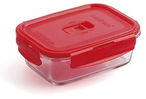 Hermetická obědová krabice Luminarc Pure Box 19 x 13 cm Červený 1,22 L Sklo (6 kusů)