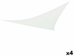 Stínící plachty Aktive Trojúhelníkové Bílý 360 x 0,5 x 360 cm (4 kusů)