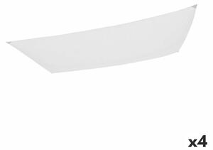 17919 Stínící plachty Aktive Trojúhelníkové Bílý 200 x 0,5 x 300 cm (4 kusů)