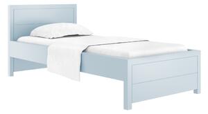 Dřevěná jednolůžková postel SIMONE 90x200 cm do dětského pokoje - Modrá