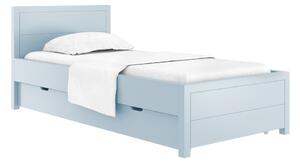 Velký úložný šuplík pod postel SIMONE na kolečkách - Modrá