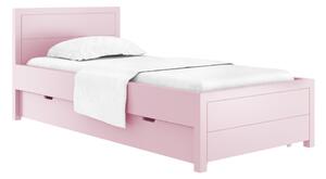Velký úložný šuplík pod postel SIMONE na kolečkách - Růžová