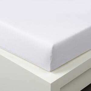 Jersey prostěradlo s elastanem bílé: 90x200cm