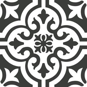 Xclusive Ceramica Retro dlažba Xclusive Black&White Garden 20,5x20,5