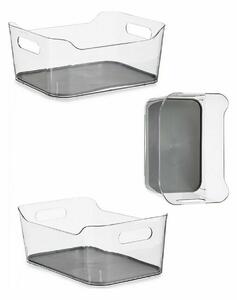 Kinvara Organizační Krabičky Recyklovaný plast Šedý 17 x 10,5 x 24,5 cm (12 kusů)