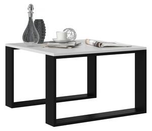 Konferenční stolek LAUREN MINI - bílý / černý