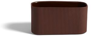 Květináč Facade Herb Dark Terracotta 22x11 cm HAY