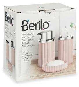 Berilo koupelová sada Růžový Plastické (12 kusů)