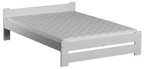 Dřevěná postel Viktor 160x200 + rošt ZDARMA (Barva dřeva: Bílá)