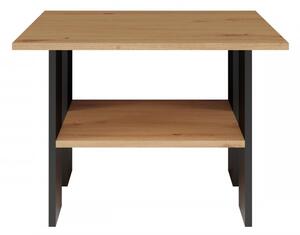 Konferenční stolek RICHARD - dub artisan / černý
