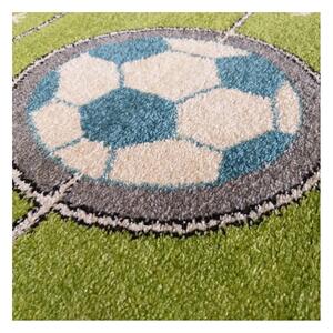 Dětský koberec Fotbalové hřiště zelený 2 120x170cm