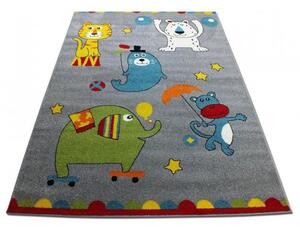 Dětský koberec Cirkus šedý 120x170cm