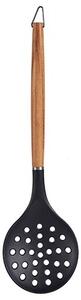 Kinvara Děrovaná sběračka Černý Nylon bukové dřevo 9,5 x 2 x 34,3 cm (48 kusů)