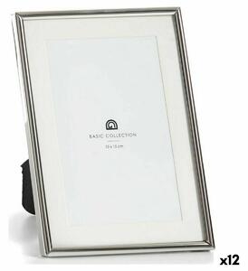 Gift Decor Rám na fotografie Sklo Stříbřitý Ocel (13,5 x 18 x 11 cm) (12 kusů)