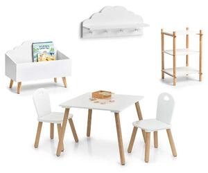 Scandi dětský nábytek, 2 židle + stůl, dětský nábytek Zeller