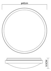 Globo 41766-24 - LED Stropní svítidlo SAMMI LED/24W/230V 3000/4500/6000K
