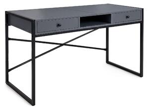 Ak furniture Psací stůl Elonis 123 cm grafit/černý