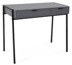 Ak furniture Psací stůl Zentia 100 cm černý/grafit
