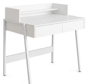 Ak furniture Psací stůl Flux 78 cm bílý