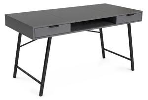Ak furniture Psací stůl Arden 120 cm grafit/černý