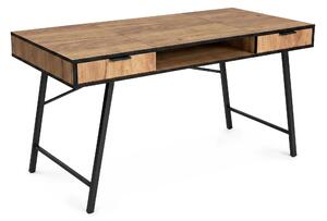 Ak furniture Psací stůl Arden 120 cm dub Craft/černý