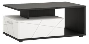 Konferenční stolek VENEZIA VENT01 alpská bílá/černá