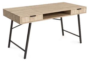 Ak furniture Psací stůl Arden 120 cm černý/dub Sonoma