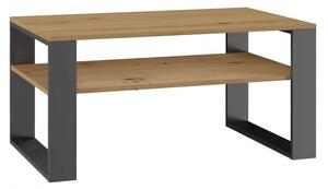 Konferenční stolek LAUREN 1 - dub artisan / antracitový