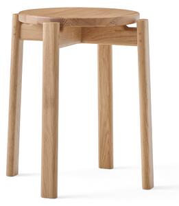 Dubová stolička Passage Stool Natural 46,5 cm Audo Copenhagen