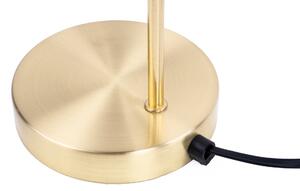 Stolní lampa KELI, kovová stolní lampa, zlatá stolní lampa, 46 cm