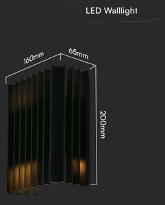 LED Venkovní nástěnné svítidlo 2xLED/6W/230V IP65 3000K
