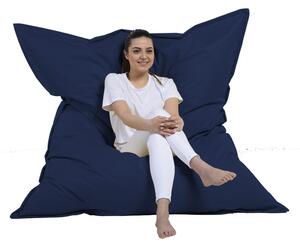 Atelier del Sofa Zahradní sedací vak Giant Cushion 140x180 - Dark Blue, Tmavá Modrá