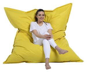 Atelier del Sofa Zahradní sedací vak Giant Cushion 140x180 - Yellow, Žlutá