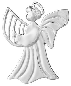 Vánoční ozdoba Harp Angel Silver 7 cm Rosendahl