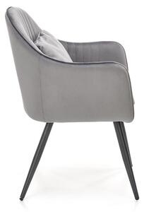 Halmar Jídelní židle K464, šedá