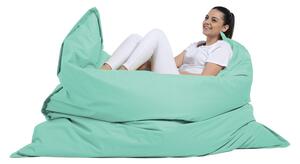 Atelier del Sofa Zahradní sedací vak Giant Cushion 140x180 - Turquoise, Tyrkysová