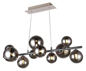 Wofi 6014.10.24.9000 - LED Lustr na lanku VILLA 10xG9/3W/230V černá/chrom