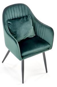 Halmar Jídelní židle K464, tmavě zelená