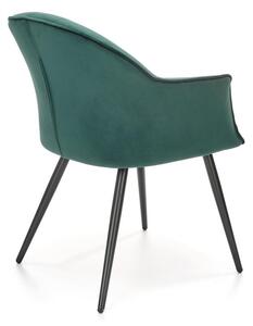 Halmar Jídelní židle K468 - tmavě zelená