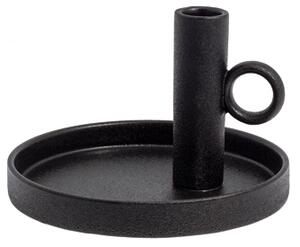 Keramický svícen Linde Black 16 cm Storefactory Scandinavia