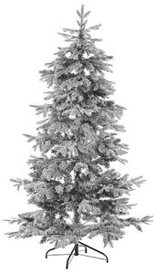 Zasněžený umělý vánoční stromek 210 cm bílý TOMICHI