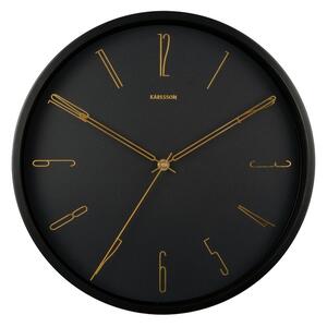 Karlsson 5898BK designové nástěnné hodiny, 35 cm