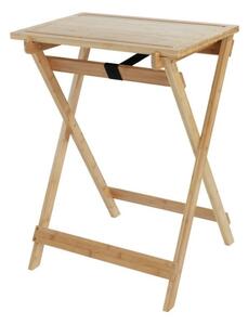 Skládací bambusový stůl s krájecí deskou LUGO, 2v1. WENKO